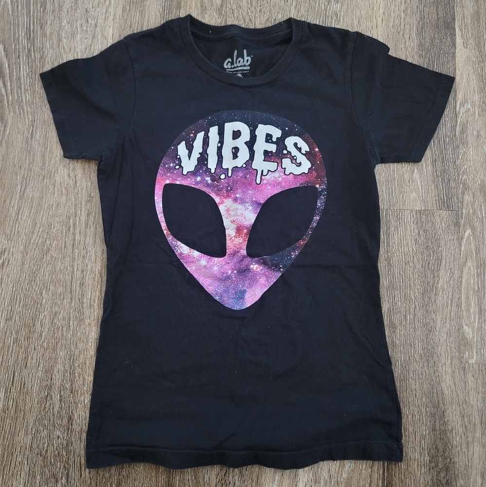 A.Lab Alien Galaxy Vibes Graphic T-Shirt